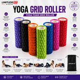 Yoga Foam Grid Roller - 13 & 18 & 22Inches