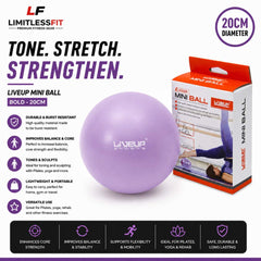 Imported Liveup Yoga Mini Ball Pilates 20cm