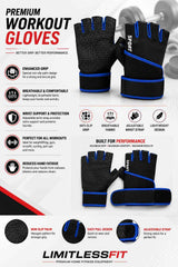 Gym Sports Gloves ImportQuality (Golden Pack)