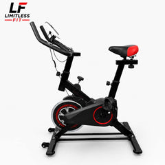 Sports Spin Magnetic Bike – Home & Commercial Fitness Exercise Cycle -Model P2 —(Red)