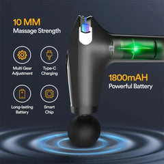 Original Blueidea Massager Gun Pro Deep Tissue Therapy Pain Relief Rechargeable