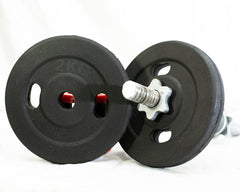 Rubber Coated Weight Plates 1 Inch Hole - 1 to 10 KG