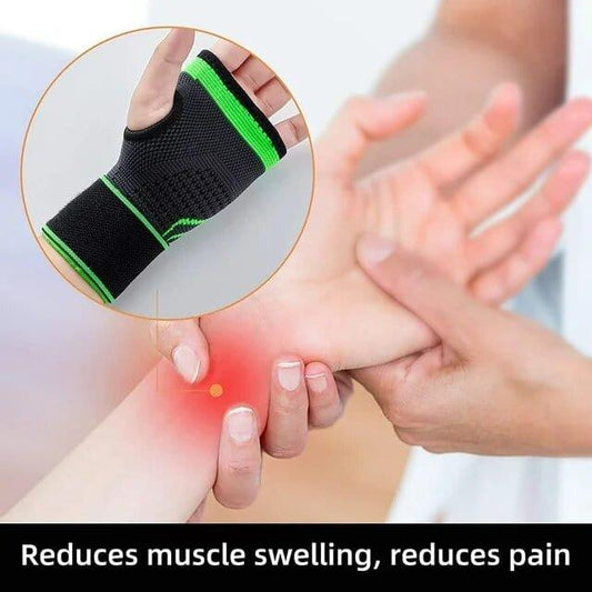 Palm & Wrist Support Brace - Green (Pack of 1 )