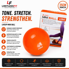 Imported Liveup Yoga Mini Ball Pilates 20cm