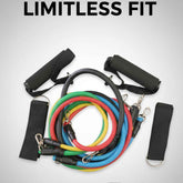 Limitless 11Pcs Resistance Bands Set – Full Body Workout Anywhere