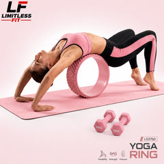LIVEUP Yoga Wheel LS3750 – Premium Back Stretching & Flexibility Ring