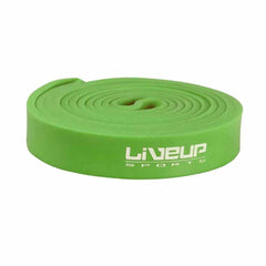 Liveup Resistance Loop Band Latex Heavy Green 32mm 35–85lbs