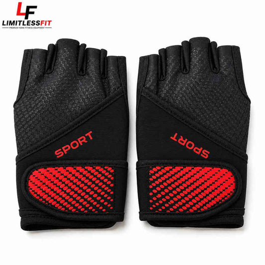 Gym Sports Gloves Special Import Quality (Red & Black)