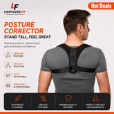Original YC Adjustable Posture Corrector Belt for Men and Women – Comfortable Upper Back Brace, Back Straightener,
