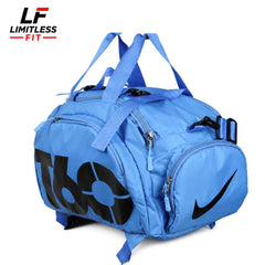 Fashion T60 Backpack 2 in 1 with Shoe Compartment / Blue