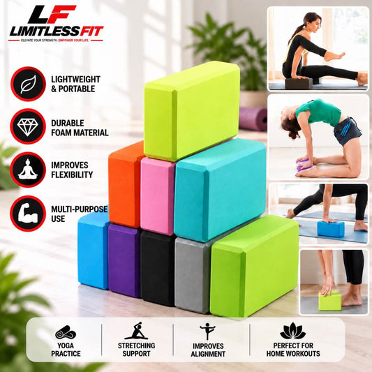 Yoga Brick Non Slip Surface , Yoga Block For Exercise