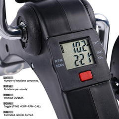 Foldable Mini Exercise Cycle with Meter – Portable Pedal Bike for Home & Office Cardio (P2)