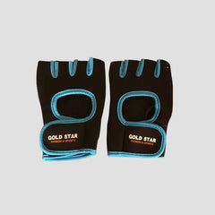 Gym Half Cut Gloves Gold Star Imported