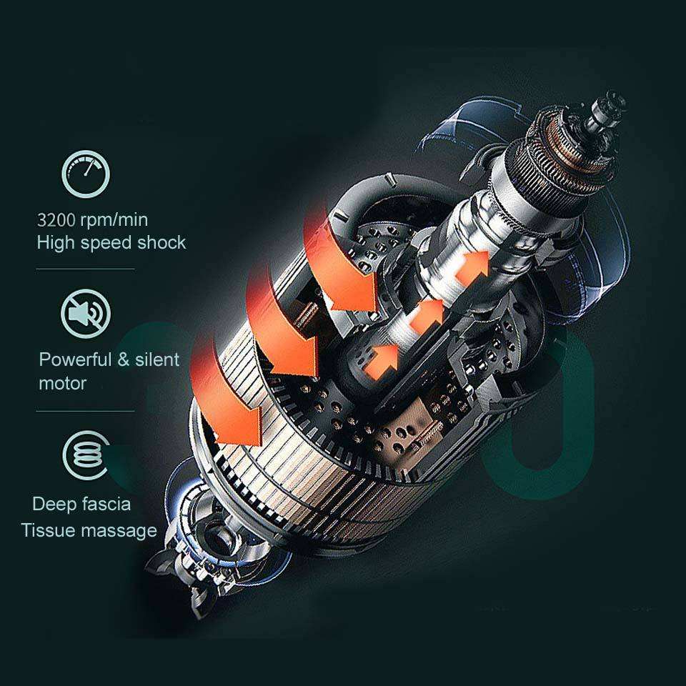 Limitless Electric Massager Mini Fascial Gun for Body Pain Portable Handheld - KH-515