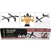 Imported Body Press Wall Mounted Pull Up Bar/ Chin Up Bar - 3 Grips