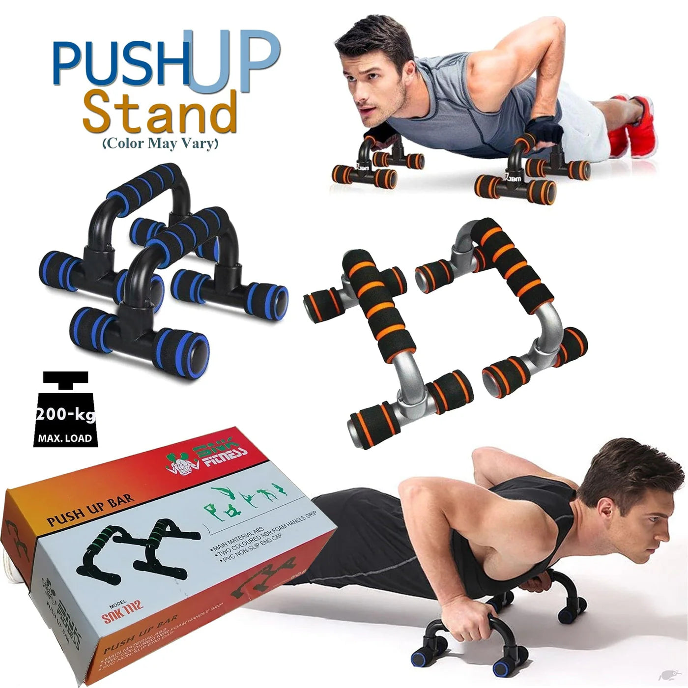 Limitless Pushup Stands Plastic For Exercise