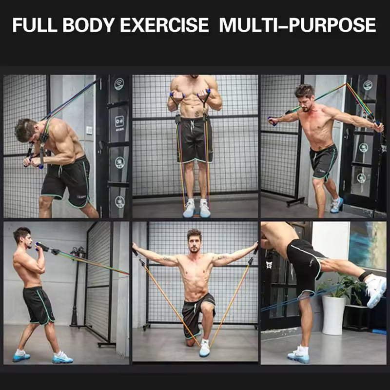 Limitless 11Pcs Resistance Bands Set – Full Body Workout Anywhere
