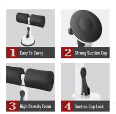 Sit up assistant Portable T Shape Fitness Adjustable Sit Up Tool Sports Gym Yoga Work