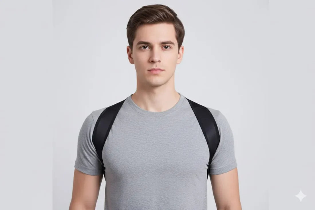 Adjustable Posture Back Belt – Spine Support & Back Straightener for Home Fitness