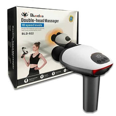 Blueidea Double Head Massager Gun with 10 Speed Leval - Handheld Massager
