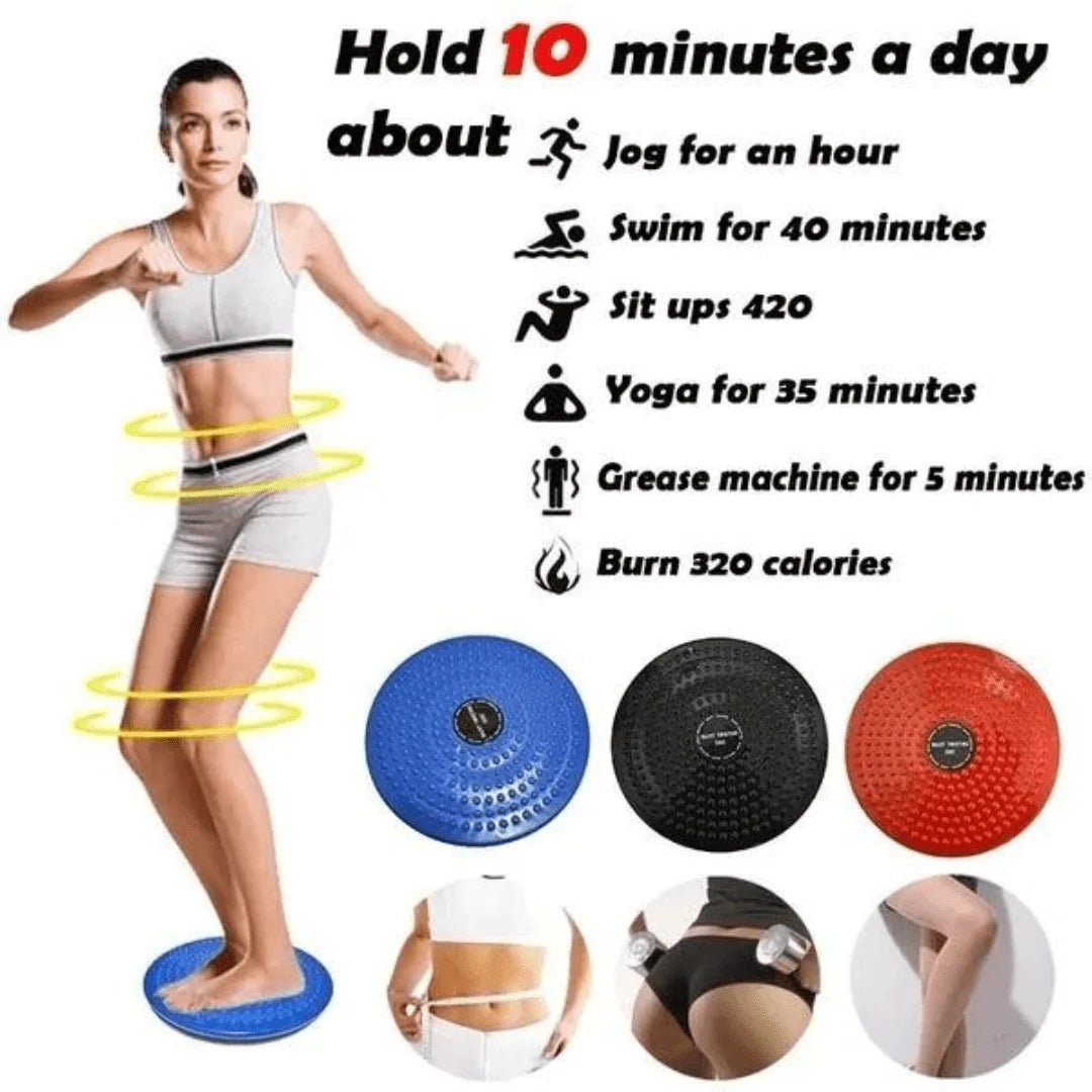 Tummy Trimmer Double Spring, AB Twister Disc, Slimming Belt, 11pcs Band ( Pack off 4 )