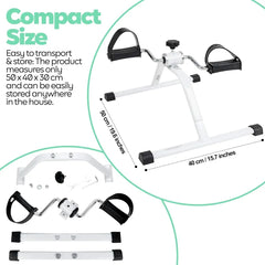Mini Pedal Exerciser Cycle - White