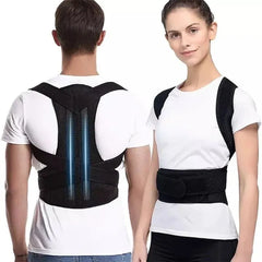 Adjustable Posture Back Belt – Spine Support & Back Straightener for Home Fitness