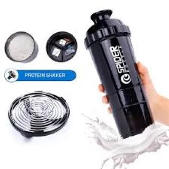 Premium Spider Bottle Gym Shaker – 500ml Protein & Multipurpose Shaker Water Bottle