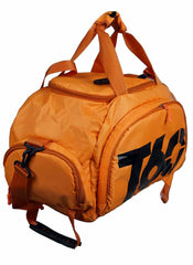 Fashion T60 Backpack 2 in 1 with Shoe Compartment /Orange