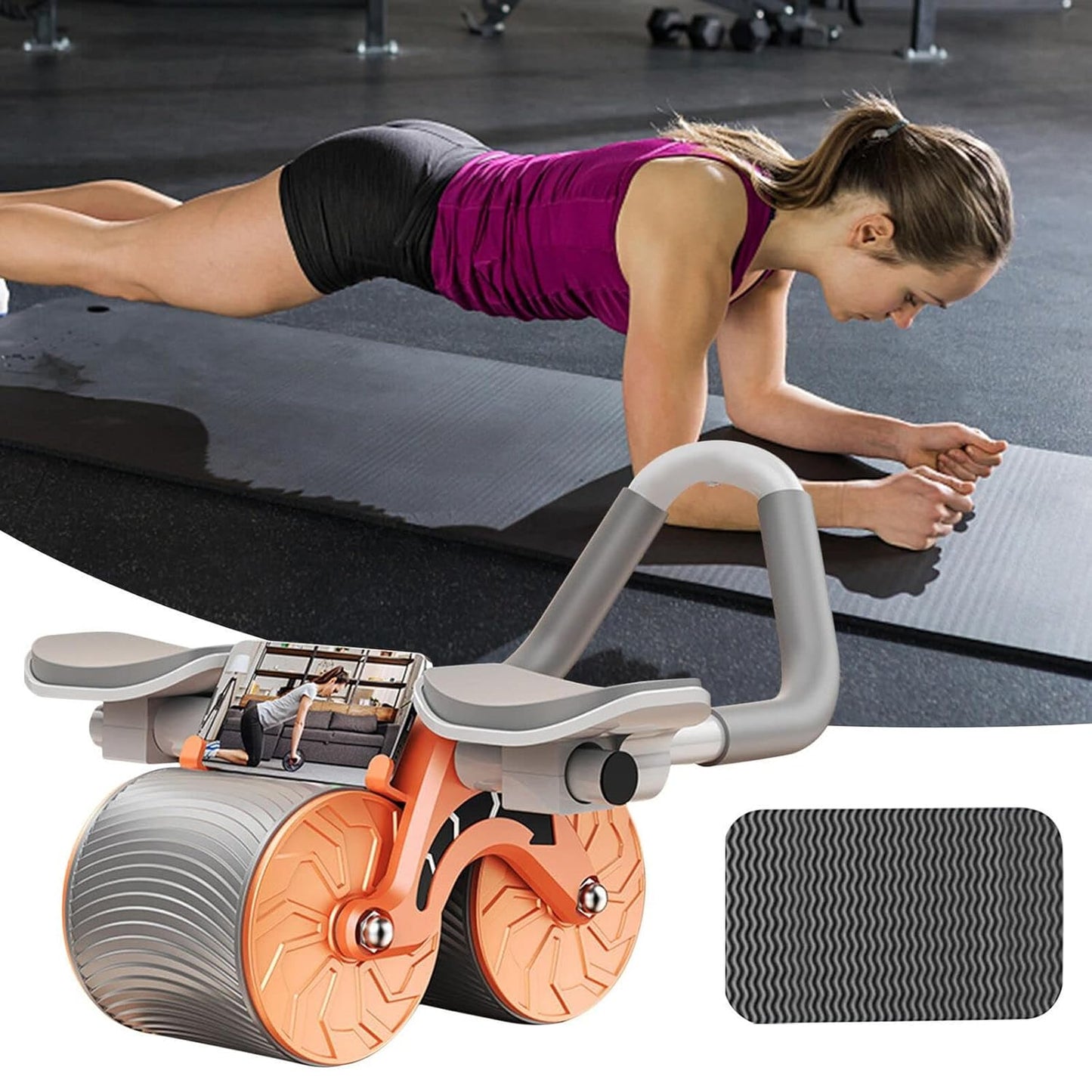 Limitless Ab Roller Wheel With Elbow Support -  Automatic Return –