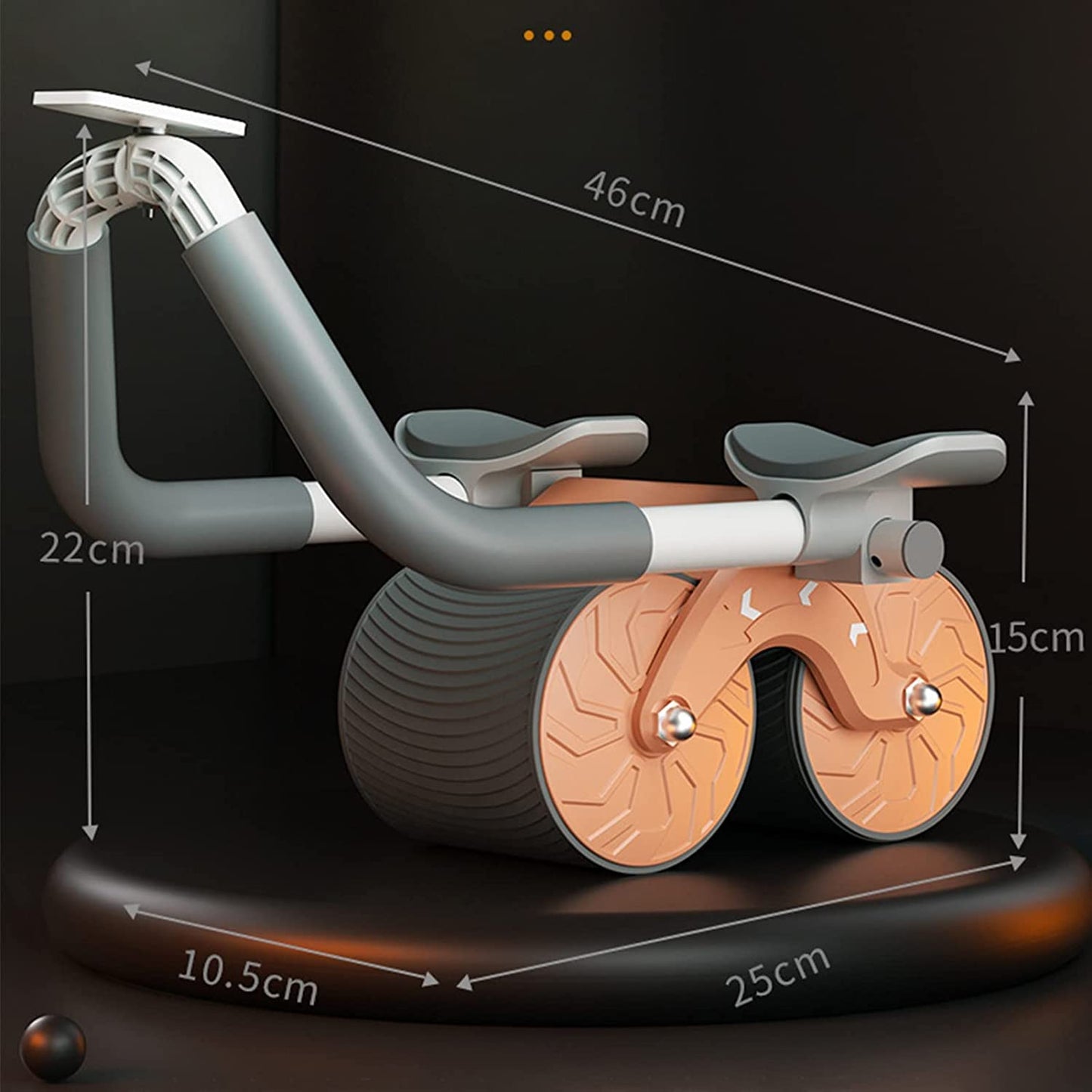 Limitless Ab Roller Wheel With Elbow Support -  Automatic Return –