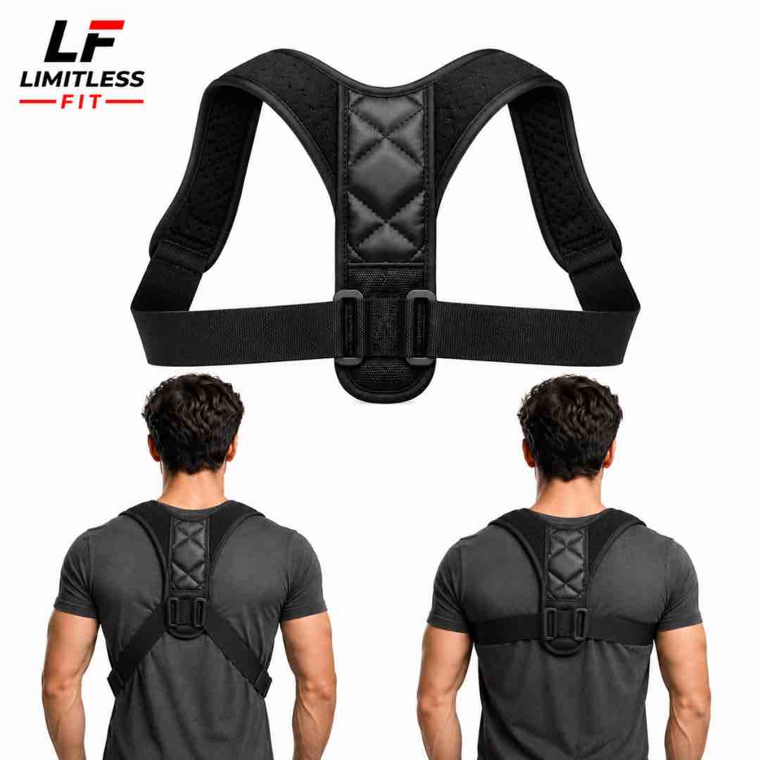 Original YC Adjustable Posture Corrector Belt for Men and Women – Comfortable Upper Back Brace, Back Straightener,