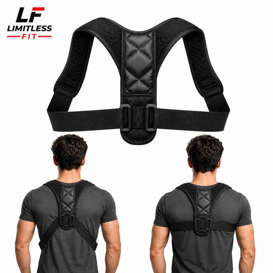 Original YC Adjustable Posture Corrector Belt for Men and Women – Comfortable Upper Back Brace, Back Straightener,