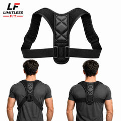 Original YC Adjustable Posture Corrector Belt for Men and Women – Comfortable Upper Back Brace, Back Straightener,