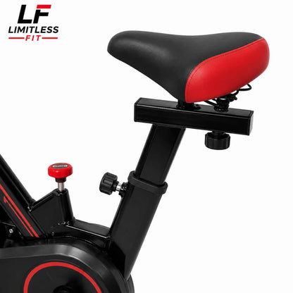 Sports Spin Magnetic Bike – Home & Commercial Fitness Exercise Cycle -Model P2 —(Red)