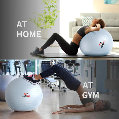 Premium 75cm Gym Ball with Free Pump – Ultimate Core & Balance