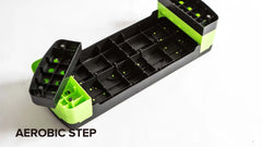 Liveup Aerobic Stepper Large Import Quality Stepper 4-LEVEL ADJUSTABLE HEIGHT 12–22CM | 70 × 27CM PLATFORM