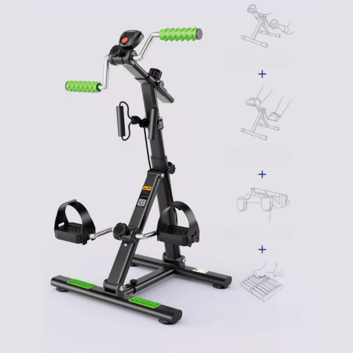 Rehabilitation 4in1 exercise bicycle -Resistance Bands | Full Body Home Workout Machine