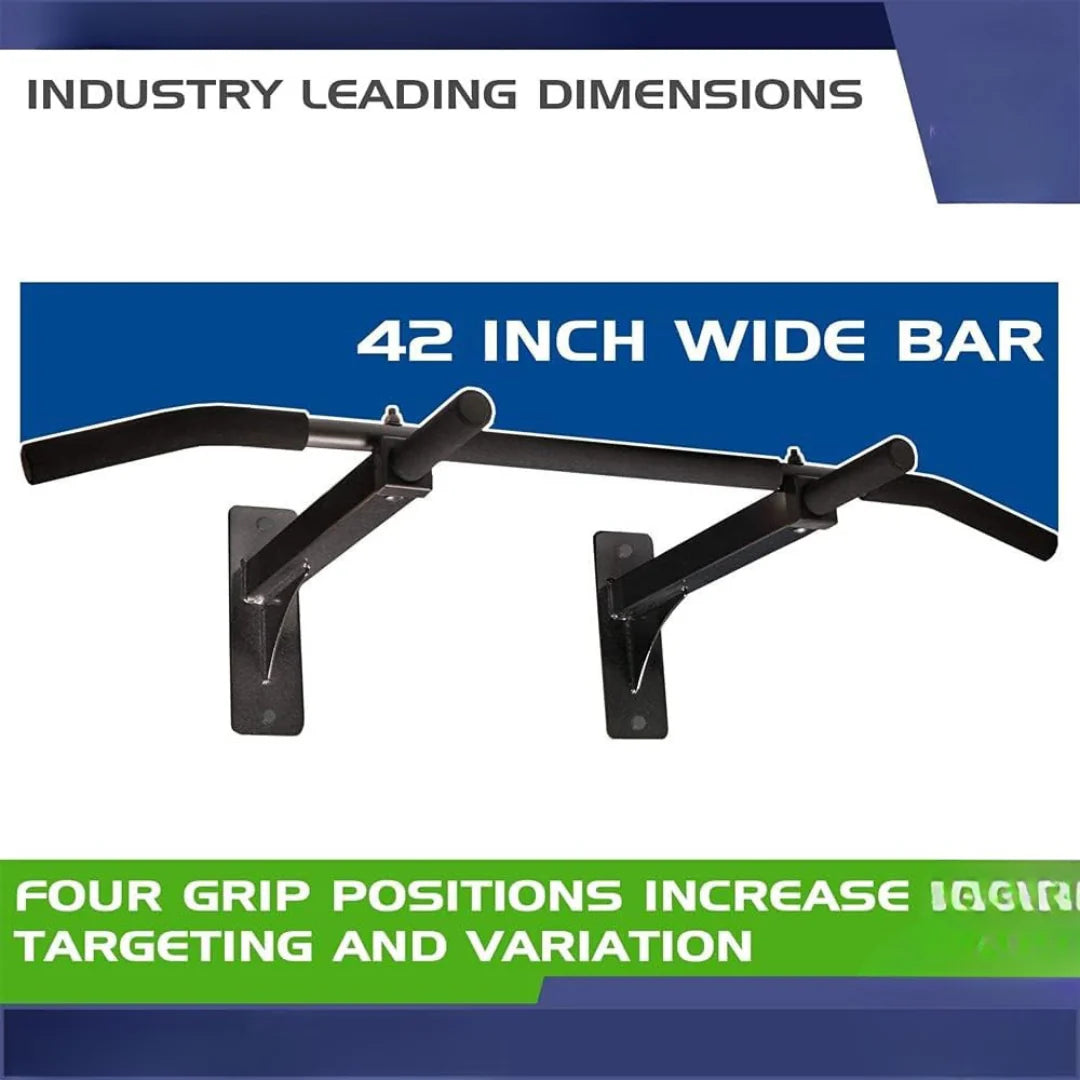 Heavy-Duty Wall-Mounted Pull-Up Bar – Full-Body Strength Training at Home