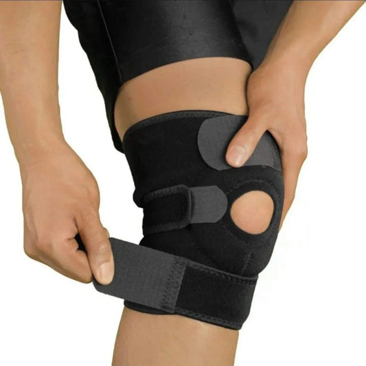 Knee Brace Sleeve Open Patella 2 Straps-(YC)