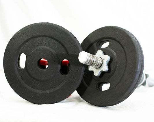 Rubber Coated Weight Plates 1 Inch Hole - 1 to 10 KG