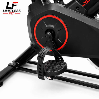 Sports Spin Magnetic Bike – Home & Commercial Fitness Exercise Cycle -Model P2 —(Red)