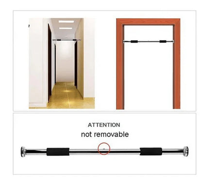 Adjustable Iron Door Pull Up Bar & Chin Bar For Full Body Fitness! Workout bar