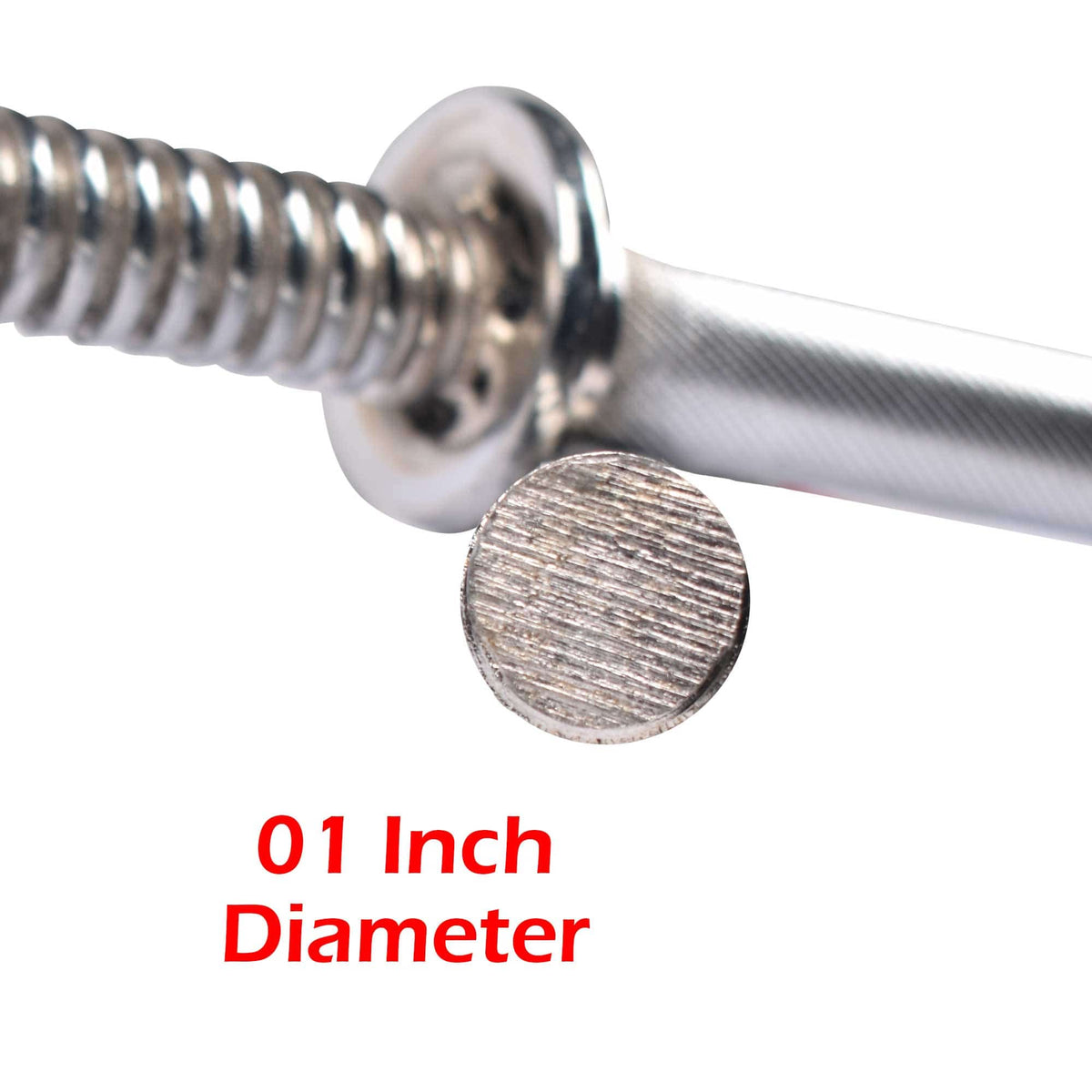 Weight Lifting Barbell Rod 1 Inch Hole Diameter - 3 to 6 Feet