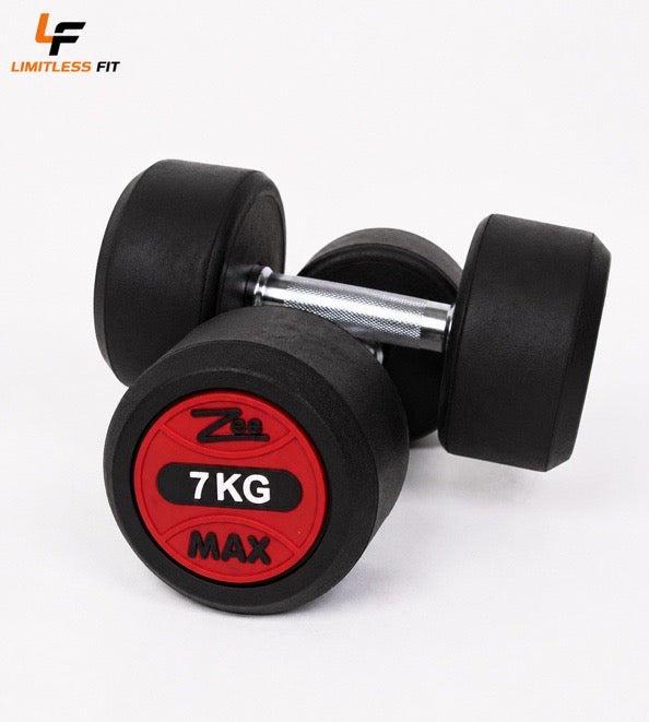 Original Zeemax Rubber Coated Dumbbells (PACK OF 2)