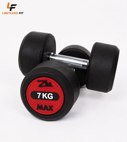 Original Zeemax Rubber Coated Dumbbells (PACK OF 2)
