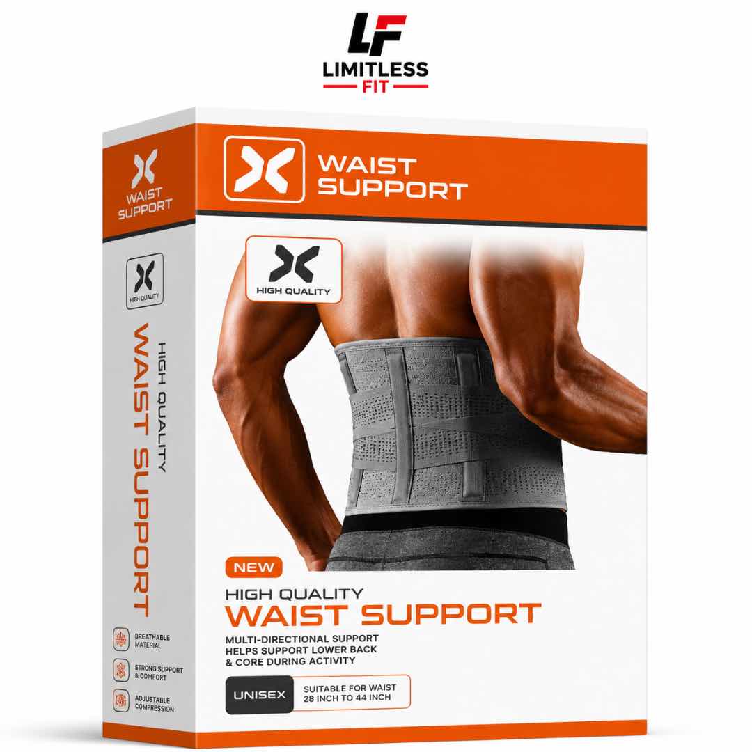 Premium Breathable Waist & Back Support Belt- High Quality