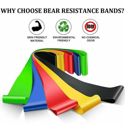 Loop band Yoga Resistance Rubber Bands - Pack of 5