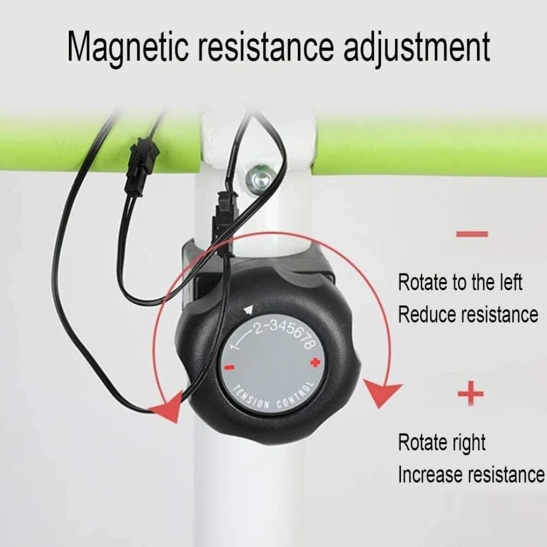 Apple Magnetic Exercise Cardio Cycle - White & Green
