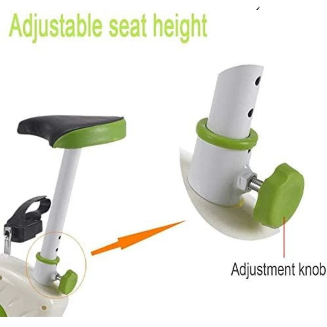 Apple Magnetic Exercise Cardio Cycle - White & Green